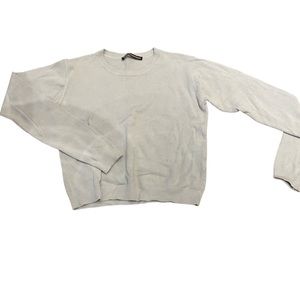 Brandy Melville Long Sleeve Baby / Light Blue Tight Sweater